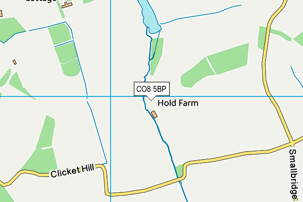 CO8 5BP map - OS VectorMap District (Ordnance Survey) CO8 5BP map - OS VectorMap District (Ordnance Survey)