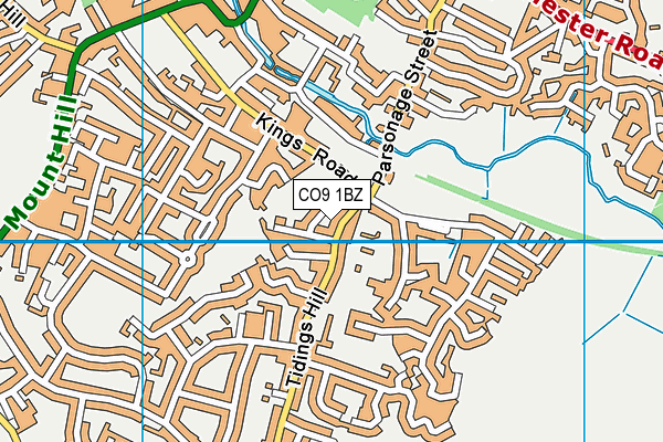 CO9 1BZ map - OS VectorMap District (Ordnance Survey) CO9 1BZ map - OS VectorMap District (Ordnance Survey)