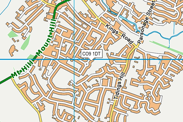 CO9 1DT map - OS VectorMap District (Ordnance Survey) CO9 1DT map - OS VectorMap District (Ordnance Survey)