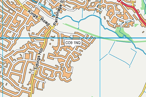 CO9 1NQ map - OS VectorMap District (Ordnance Survey) CO9 1NQ map - OS VectorMap District (Ordnance Survey)