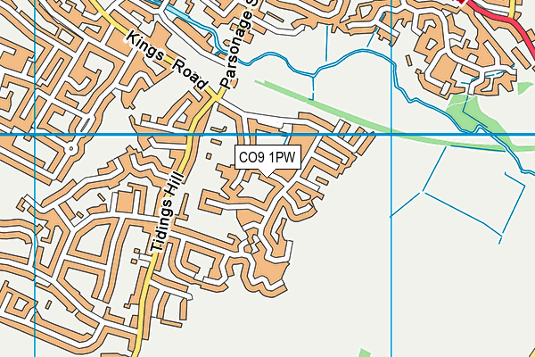 CO9 1PW map - OS VectorMap District (Ordnance Survey) CO9 1PW map - OS VectorMap District (Ordnance Survey)
