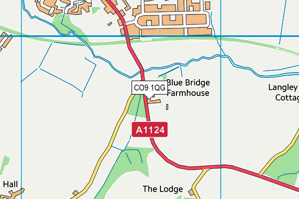 CO9 1QG map - OS VectorMap District (Ordnance Survey) CO9 1QG map - OS VectorMap District (Ordnance Survey)