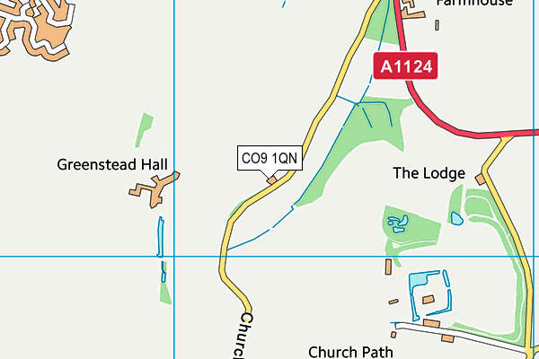 CO9 1QN map - OS VectorMap District (Ordnance Survey) CO9 1QN map - OS VectorMap District (Ordnance Survey)
