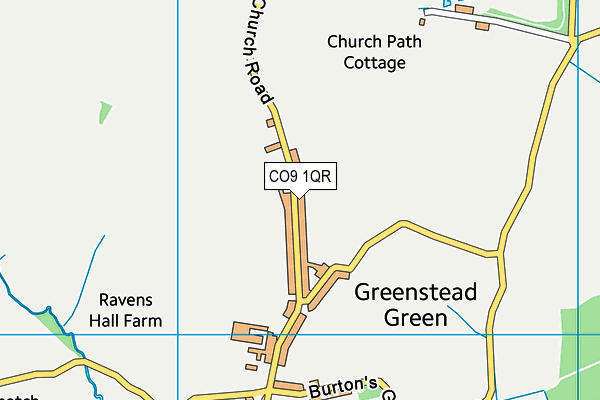 CO9 1QR map - OS VectorMap District (Ordnance Survey) CO9 1QR map - OS VectorMap District (Ordnance Survey)