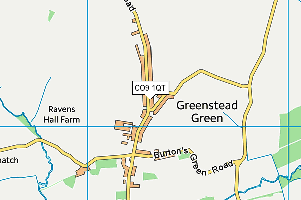 CO9 1QT map - OS VectorMap District (Ordnance Survey) CO9 1QT map - OS VectorMap District (Ordnance Survey)