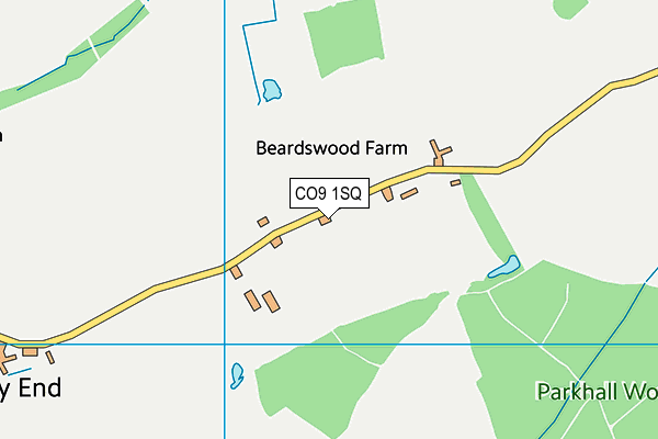 CO9 1SQ map - OS VectorMap District (Ordnance Survey) CO9 1SQ map - OS VectorMap District (Ordnance Survey)