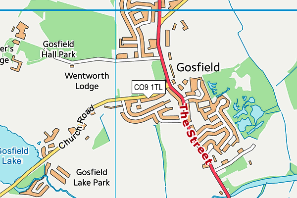 CO9 1TL map - OS VectorMap District (Ordnance Survey) CO9 1TL map - OS VectorMap District (Ordnance Survey)