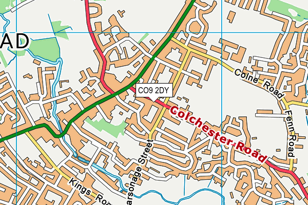 CO9 2DY map - OS VectorMap District (Ordnance Survey) CO9 2DY map - OS VectorMap District (Ordnance Survey)