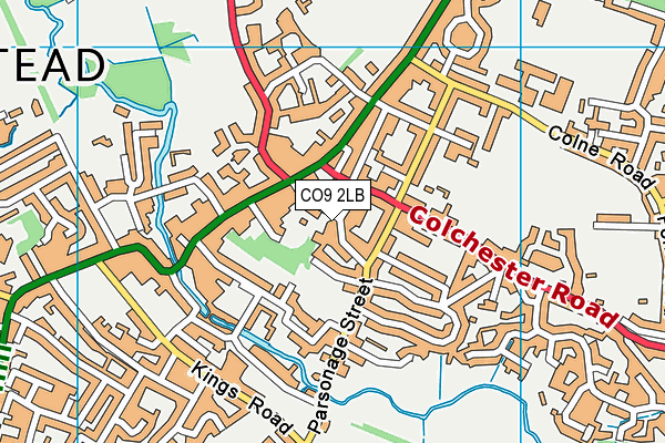 CO9 2LB map - OS VectorMap District (Ordnance Survey) CO9 2LB map - OS VectorMap District (Ordnance Survey)