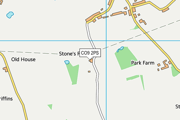 CO9 2PS map - OS VectorMap District (Ordnance Survey) CO9 2PS map - OS VectorMap District (Ordnance Survey)
