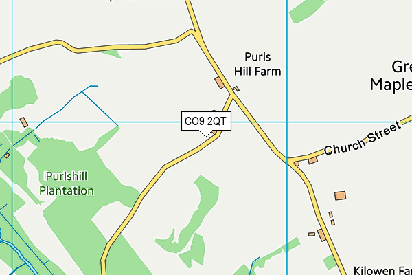 CO9 2QT map - OS VectorMap District (Ordnance Survey) CO9 2QT map - OS VectorMap District (Ordnance Survey)