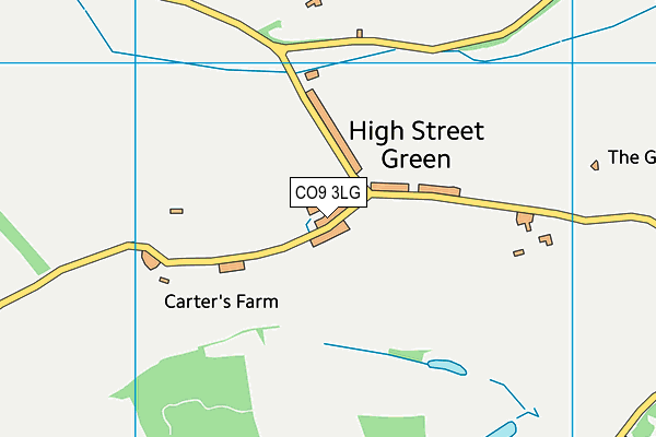 CO9 3LG map - OS VectorMap District (Ordnance Survey) CO9 3LG map - OS VectorMap District (Ordnance Survey)