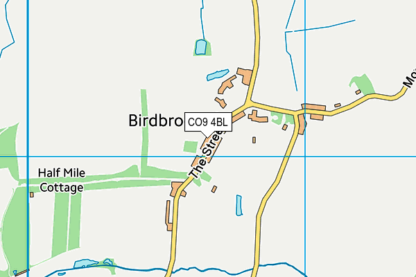 CO9 4BL map - OS VectorMap District (Ordnance Survey) CO9 4BL map - OS VectorMap District (Ordnance Survey)