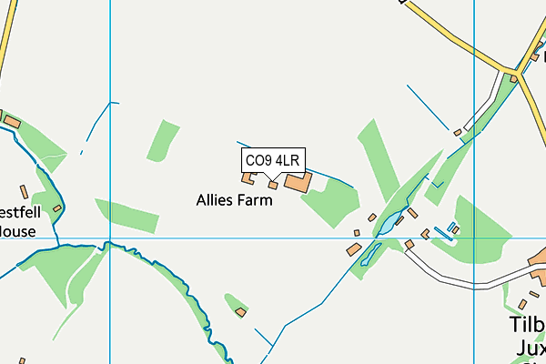 CO9 4LR map - OS VectorMap District (Ordnance Survey) CO9 4LR map - OS VectorMap District (Ordnance Survey)