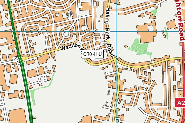 CR0 4HU map - OS VectorMap District (Ordnance Survey) CR0 4HU map - OS VectorMap District (Ordnance Survey)