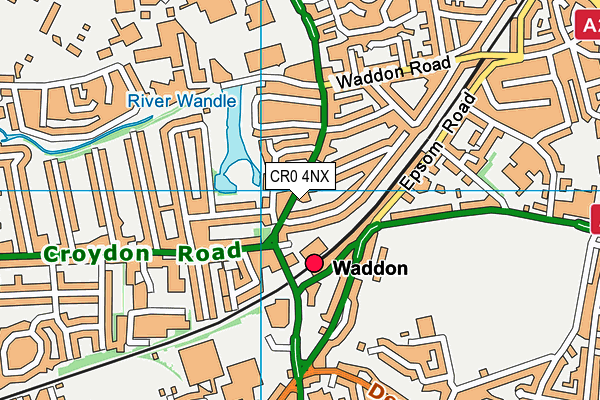 CR0 4NX map - OS VectorMap District (Ordnance Survey) CR0 4NX map - OS VectorMap District (Ordnance Survey)