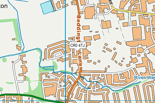 CR0 4TJ map - OS VectorMap District (Ordnance Survey) CR0 4TJ map - OS VectorMap District (Ordnance Survey)