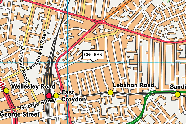 CR0 6BN map - OS VectorMap District (Ordnance Survey) CR0 6BN map - OS VectorMap District (Ordnance Survey)