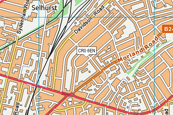 CR0 6EN map - OS VectorMap District (Ordnance Survey) CR0 6EN map - OS VectorMap District (Ordnance Survey)