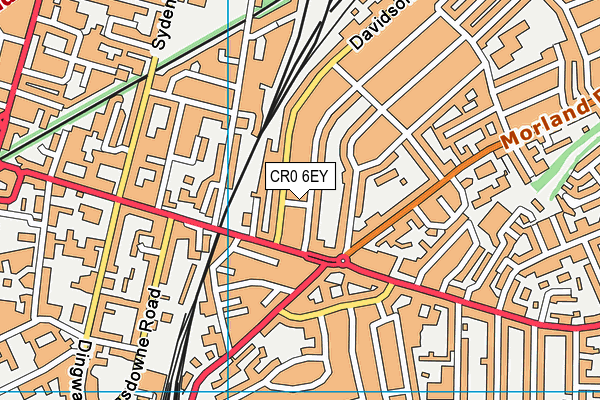 CR0 6EY map - OS VectorMap District (Ordnance Survey) CR0 6EY map - OS VectorMap District (Ordnance Survey)