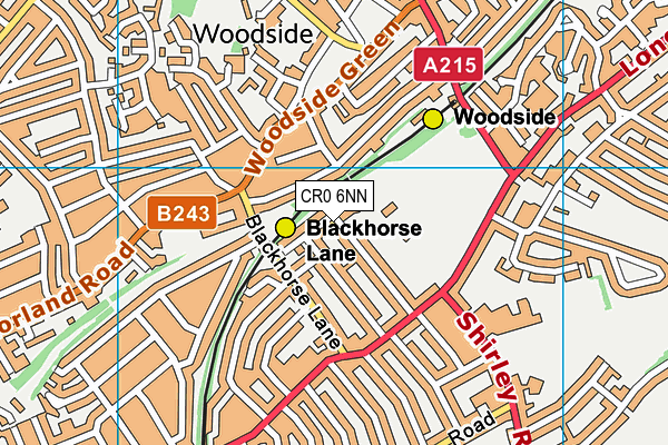 CR0 6NN map - OS VectorMap District (Ordnance Survey)