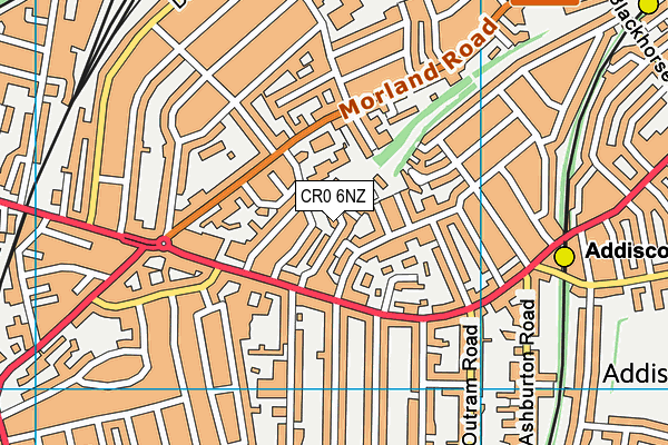 CR0 6NZ map - OS VectorMap District (Ordnance Survey) CR0 6NZ map - OS VectorMap District (Ordnance Survey)