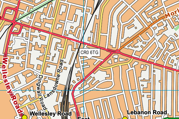 CR0 6TG map - OS VectorMap District (Ordnance Survey)