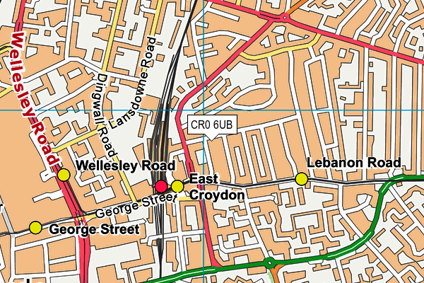 CR0 6UB map - OS VectorMap District (Ordnance Survey) CR0 6UB map - OS VectorMap District (Ordnance Survey)