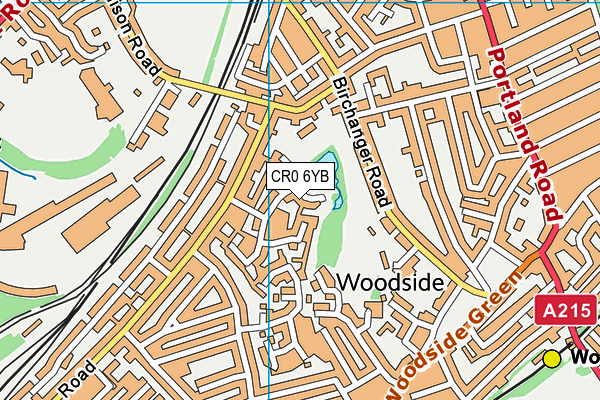 CR0 6YB map - OS VectorMap District (Ordnance Survey) CR0 6YB map - OS VectorMap District (Ordnance Survey)
