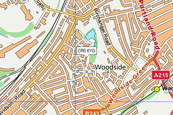 CR0 6YG map - OS VectorMap District (Ordnance Survey) CR0 6YG map - OS VectorMap District (Ordnance Survey)