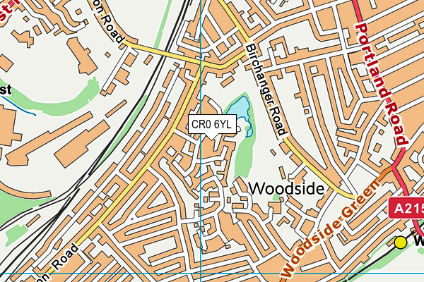 CR0 6YL map - OS VectorMap District (Ordnance Survey) CR0 6YL map - OS VectorMap District (Ordnance Survey)