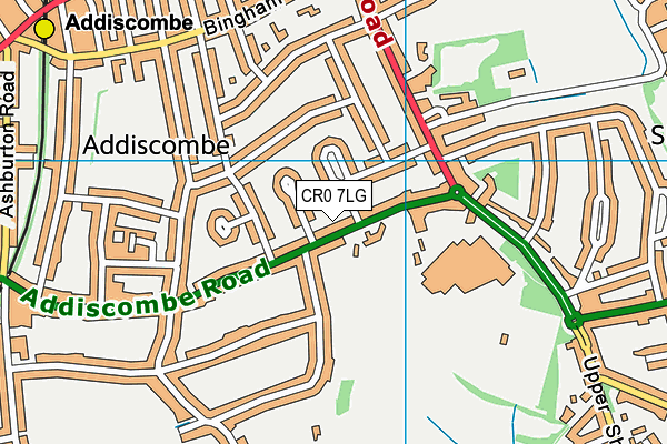 CR0 7LG map - OS VectorMap District (Ordnance Survey) CR0 7LG map - OS VectorMap District (Ordnance Survey)