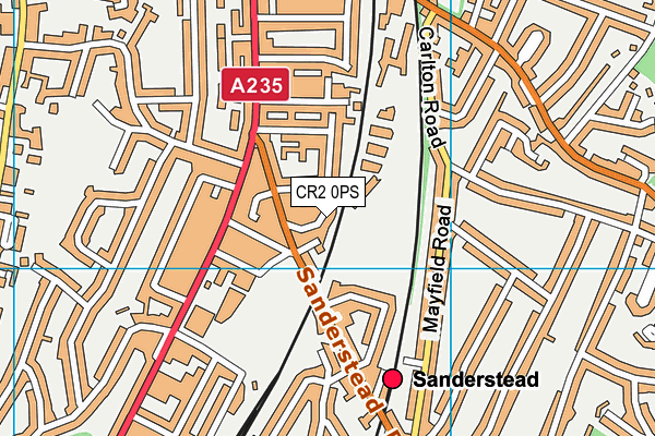 CR2 0PS map - OS VectorMap District (Ordnance Survey) CR2 0PS map - OS VectorMap District (Ordnance Survey)
