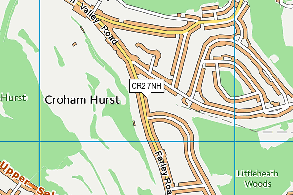 CR2 7NH map - OS VectorMap District (Ordnance Survey) CR2 7NH map - OS VectorMap District (Ordnance Survey)
