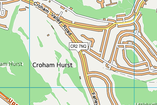 CR2 7NQ map - OS VectorMap District (Ordnance Survey) CR2 7NQ map - OS VectorMap District (Ordnance Survey)