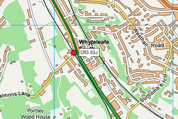 CR3 0GJ map - OS VectorMap District (Ordnance Survey) CR3 0GJ map - OS VectorMap District (Ordnance Survey)