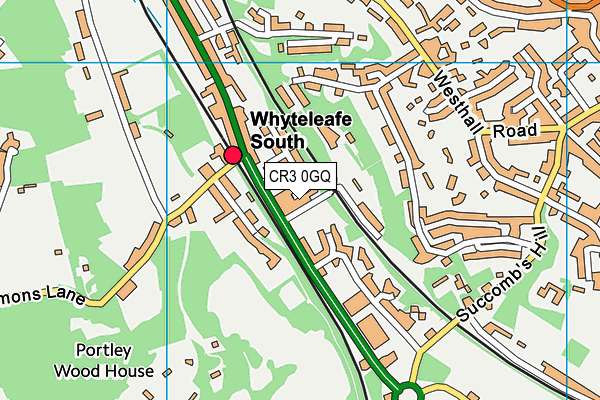 CR3 0GQ map - OS VectorMap District (Ordnance Survey) CR3 0GQ map - OS VectorMap District (Ordnance Survey)