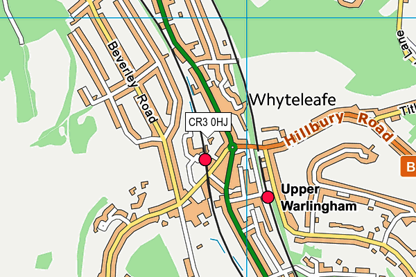 CR3 0HJ map - OS VectorMap District (Ordnance Survey) CR3 0HJ map - OS VectorMap District (Ordnance Survey)