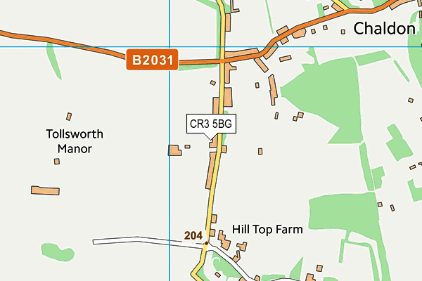 CR3 5BG map - OS VectorMap District (Ordnance Survey) CR3 5BG map - OS VectorMap District (Ordnance Survey)