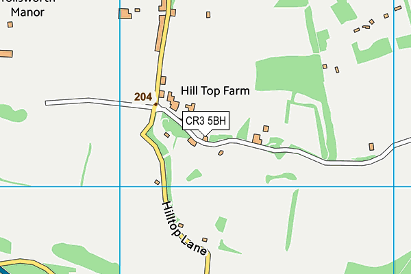 CR3 5BH map - OS VectorMap District (Ordnance Survey) CR3 5BH map - OS VectorMap District (Ordnance Survey)