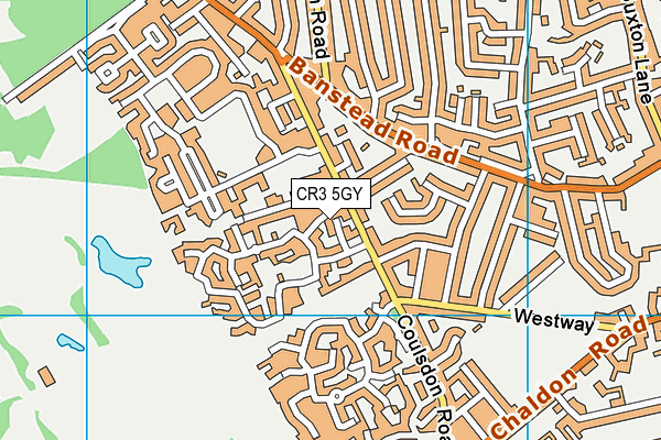 CR3 5GY map - OS VectorMap District (Ordnance Survey) CR3 5GY map - OS VectorMap District (Ordnance Survey)