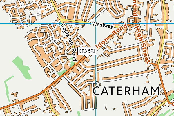 CR3 5PJ map - OS VectorMap District (Ordnance Survey) CR3 5PJ map - OS VectorMap District (Ordnance Survey)