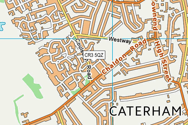 CR3 5QZ map - OS VectorMap District (Ordnance Survey) CR3 5QZ map - OS VectorMap District (Ordnance Survey)