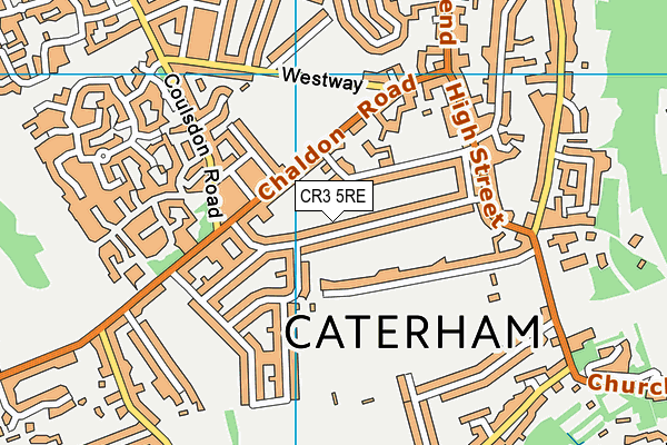 CR3 5RE map - OS VectorMap District (Ordnance Survey) CR3 5RE map - OS VectorMap District (Ordnance Survey)
