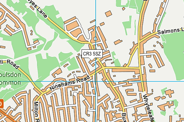 CR3 5SZ map - OS VectorMap District (Ordnance Survey) CR3 5SZ map - OS VectorMap District (Ordnance Survey)