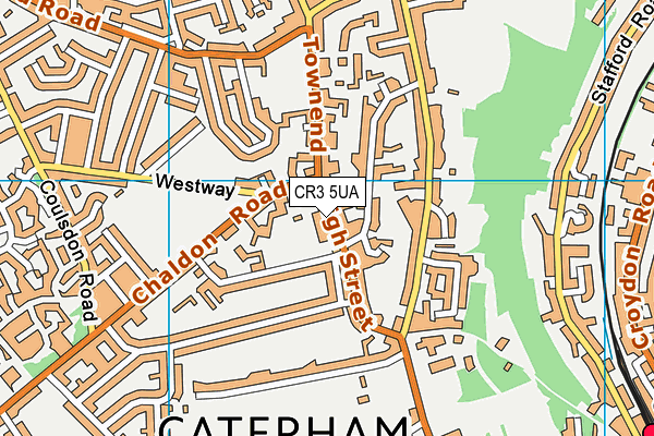 CR3 5UA map - OS VectorMap District (Ordnance Survey) CR3 5UA map - OS VectorMap District (Ordnance Survey)