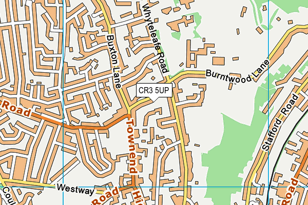 CR3 5UP map - OS VectorMap District (Ordnance Survey) CR3 5UP map - OS VectorMap District (Ordnance Survey)