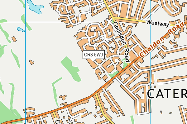 CR3 5WJ map - OS VectorMap District (Ordnance Survey) CR3 5WJ map - OS VectorMap District (Ordnance Survey)