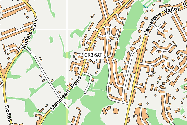 CR3 6AT map - OS VectorMap District (Ordnance Survey) CR3 6AT map - OS VectorMap District (Ordnance Survey)
