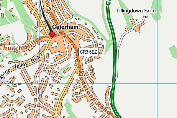 CR3 6EZ map - OS VectorMap District (Ordnance Survey) CR3 6EZ map - OS VectorMap District (Ordnance Survey)